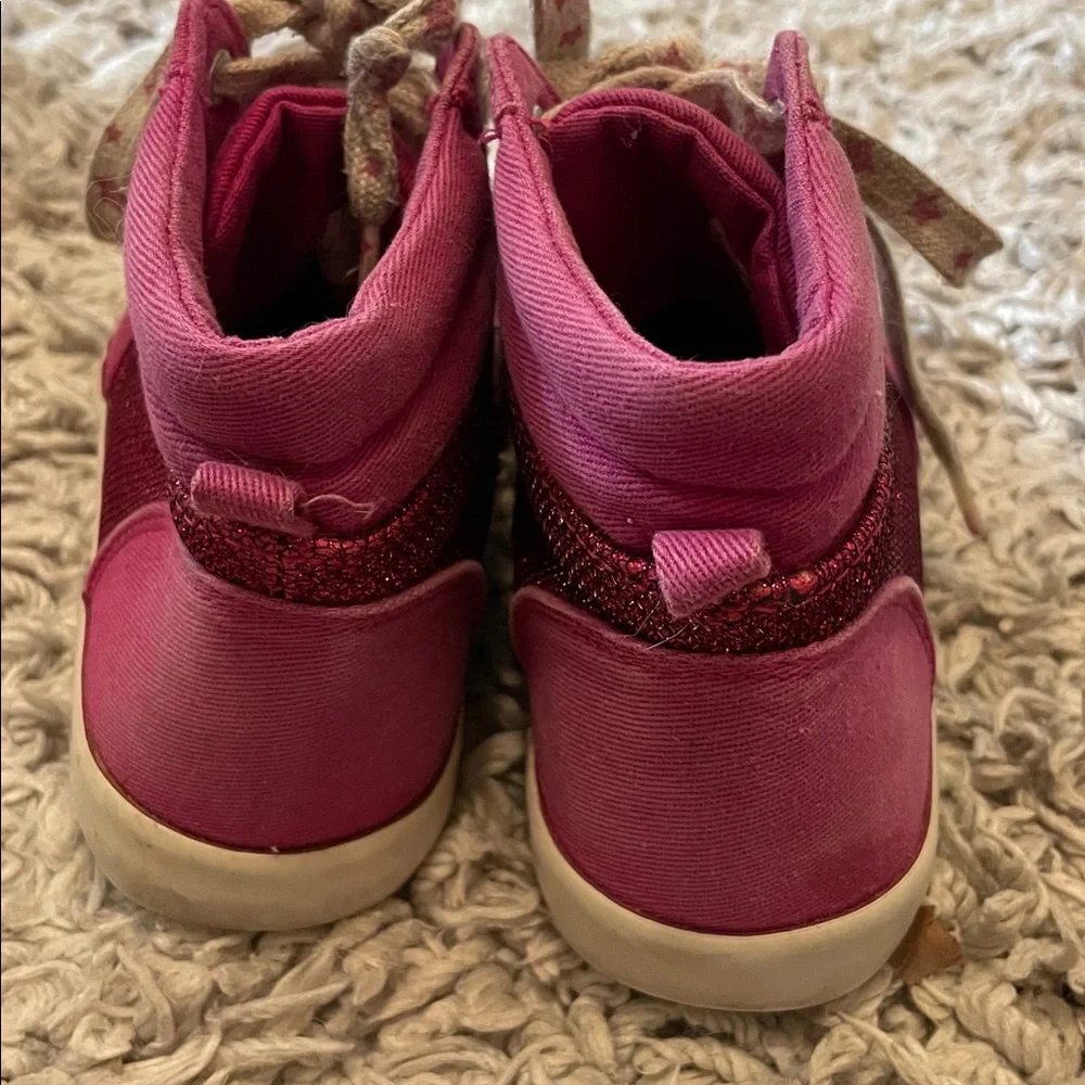 2016 Gymboree “Back to Blooms” Sparkle Sneakers, Size 13